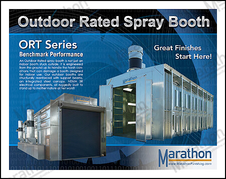 Outdoor Rated Spray Paint Booths