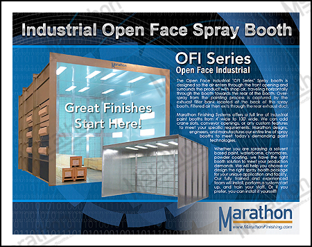 Woodworking Open Face Spray Paint Booths
