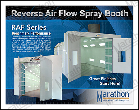 Woodworking Reverse Air Flow Spray Paint Booths