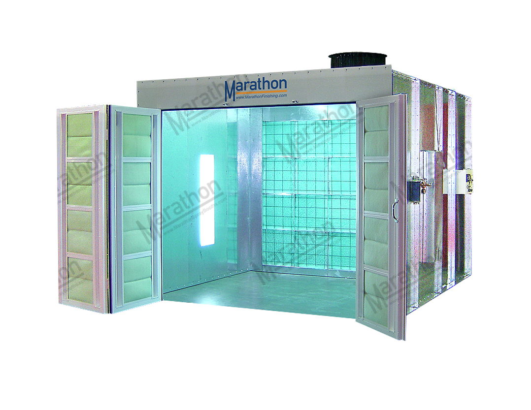 Front Air Flow Automotive Spray Booth
