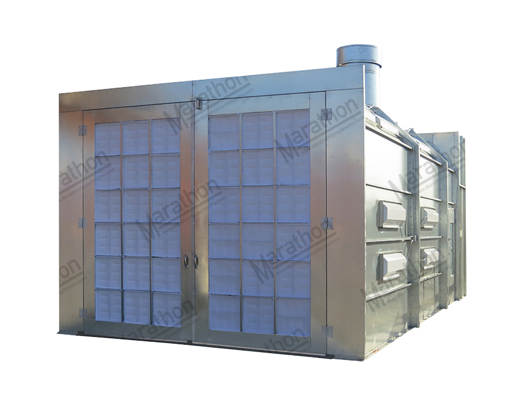 Front Air Flow Automotive Spray Booth