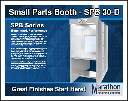 SPB 30-D Small Parts Spray Booths