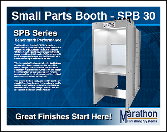 SPB 30 Small Parts Spray Booths