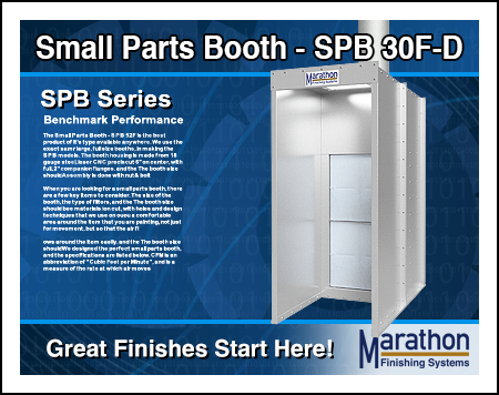SPB 30F-D Small Parts Spray Booths