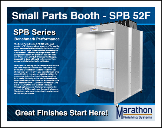 SPB 52F Small Parts Spray Booths