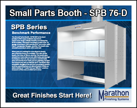 SPB 76-D Small Parts Spray Booths
