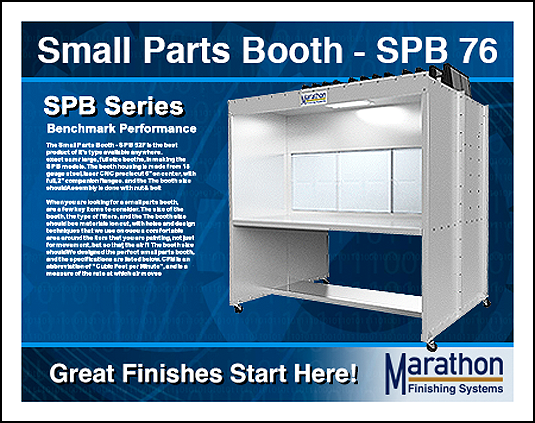 SPB 76 Small Parts Spray Booths