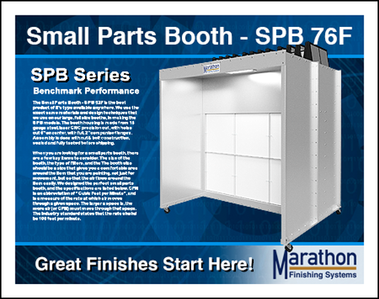 SPB 76F Small Parts Spray Booths