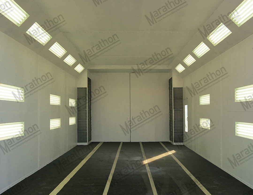 Woodworking Spray Paint Booth for Sale Front Air Flow