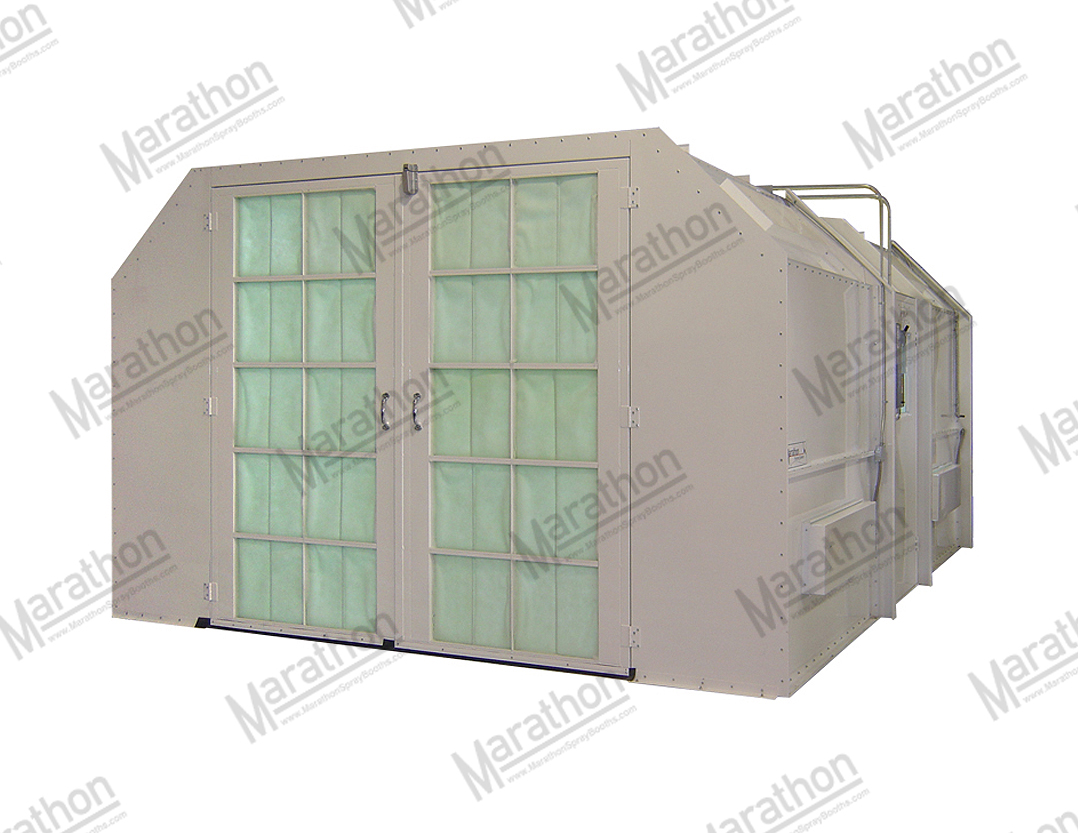 Woodworking Spray Paint Booth for Sale Front Air Flow