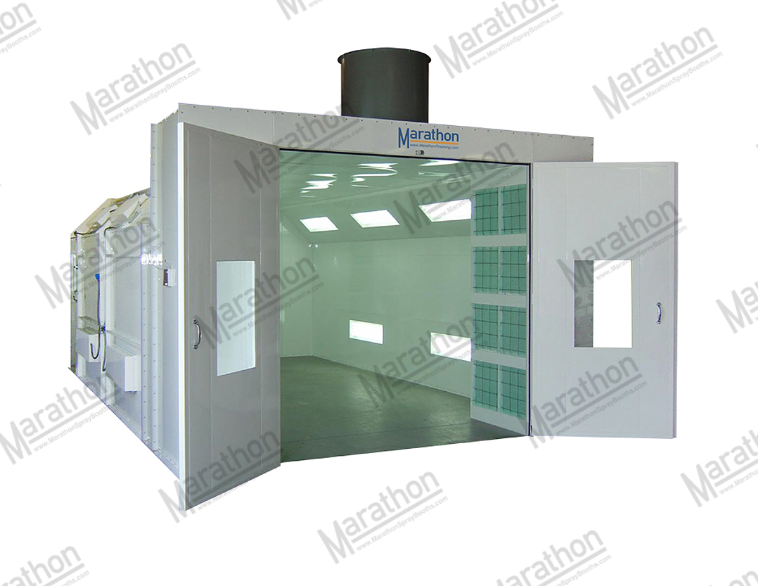 Reverse Air Flow Woodworking Spray Paint Booth Marathon