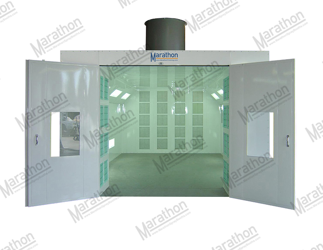 Reverse Air Flow Woodworking Spray Paint Booth Marathon