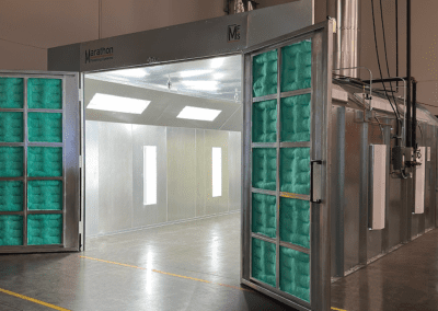 Front Air Flow Spray Paint Booth