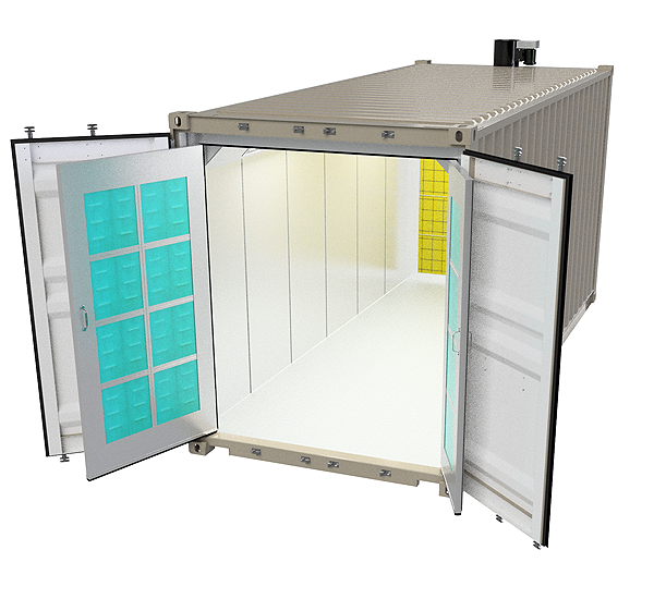 Container Spray Paint Booths
