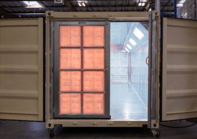 Non Heated Container Spray Paint Booth