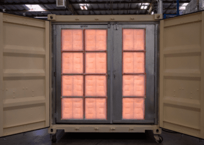 Non Heated Container Spray Paint Booth