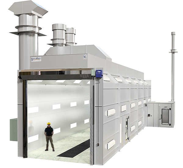 Outdoor Rated Spray Paint Booths